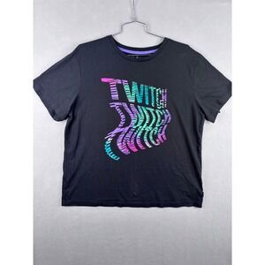 Twitch Stream Graphic Tee Black Short Sleeve Gaming T-Shirt Mens XL